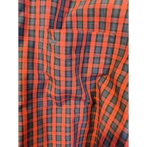 Dockers Long Sleeve Red-Blue Plaid Button Down Shirt Size XL - Picture 8 of 8